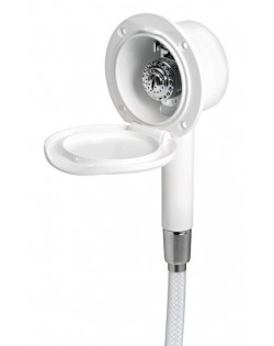 Classic EVO wall shower box with Mizar push-button shower  - COVER WHITE
